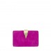 Bolso Clutch Hoja Efecto Ante